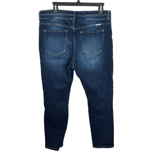 KanCan for Maurices high rise double exposed button distressed crop jeans sz 32 - Picture 3 of 13